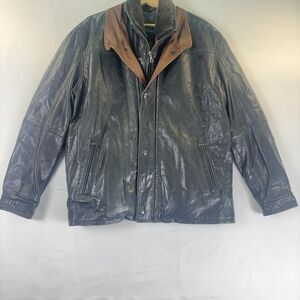 Overland Overland Jack Frost/Romano Lamb Leather Shearling Collar Jacket